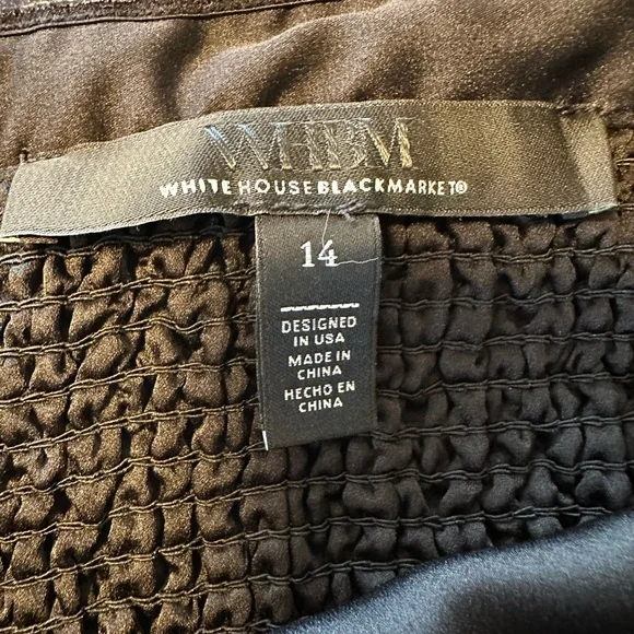 WHBM Black Red Floral Jacquard Off Shoulder Corset Bustier Top 14 Evening Fancy - Picture 5 of 12